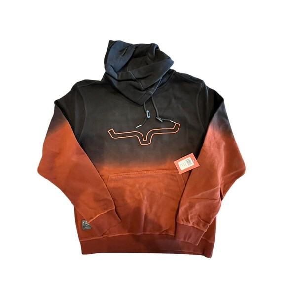 Kimes Ranch Hoodie NEW with men’s Tag XXL Layton 22 Dark Red 100% Cotton … - Picture 2 of 10
